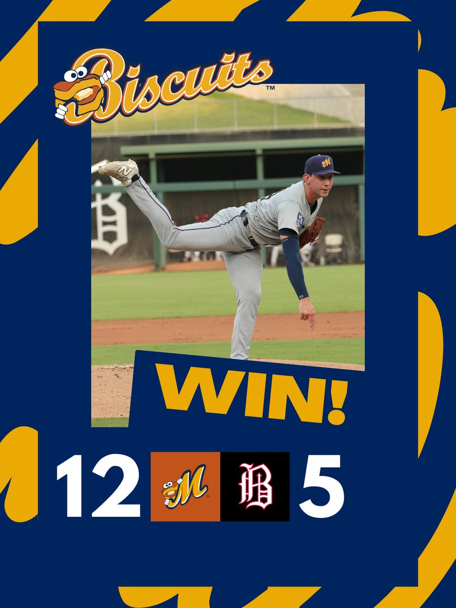 BiscuitBaseball's tweet photo. Series Opening Dub! 😎
#ButterUp🧈 https://t.co/7FLhRaeKL1