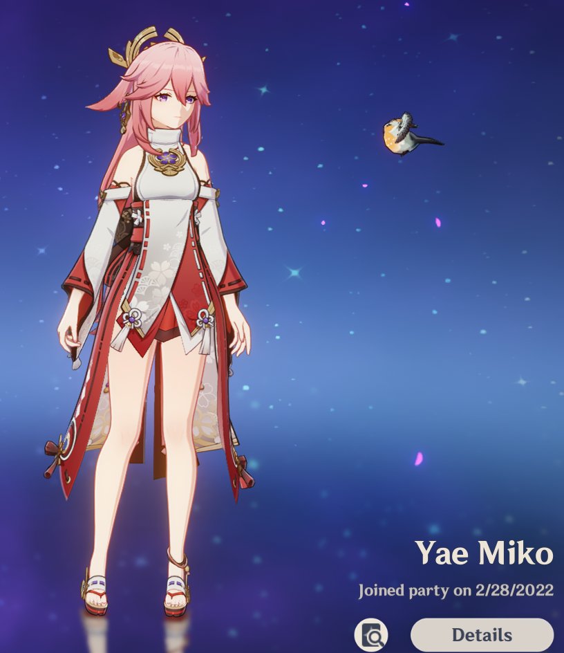 mualaniparty's tweet photo. show us your yae miko card https://t.co/wUHdcCutg5
