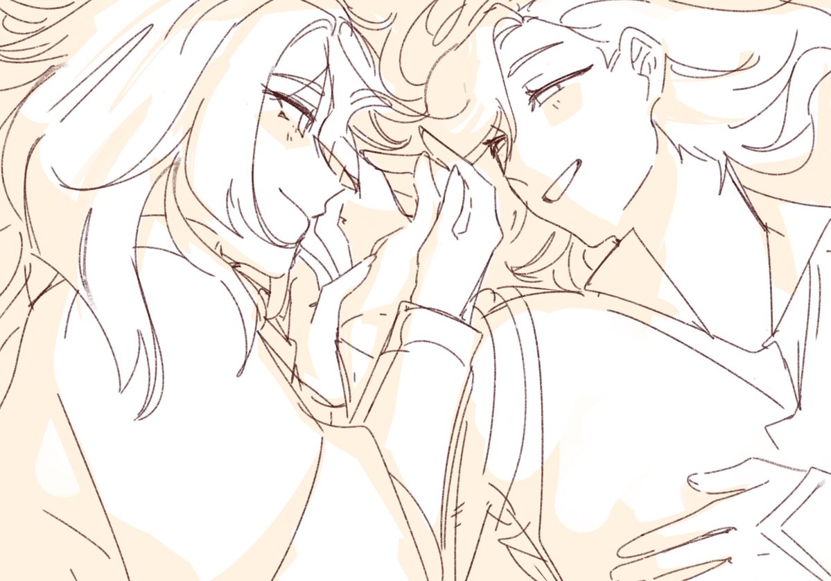 OdeToBeginnings's tweet photo. “would you rather have it be Alice Paxley, or Valentina Antalus?”

“oh you— don’t be silly, our families would never approve of it!”

“but you’re smiling!”

I HATE YURI (lying) #alicetina #mlbb https://t.co/b86gOQKOrr