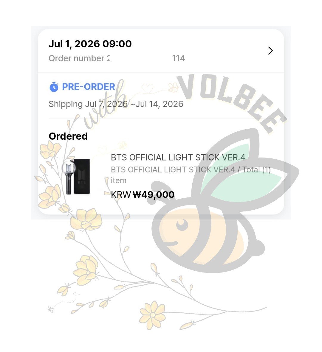 withVOL8EE's tweet photo. #ProofsofVol8ee
co weverse bts official light stick ver. 4

🏷 checkout wv ls po wts https://t.co/tILuPlN22c