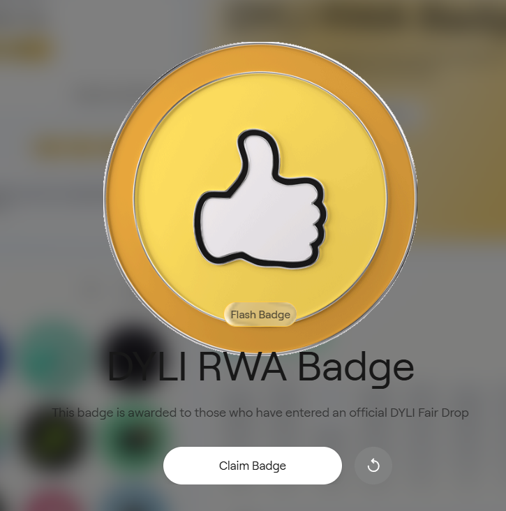 Dm_Pits's tweet photo. DYLI RWA Badge @AbstractChain https://t.co/19k5GsSlxh