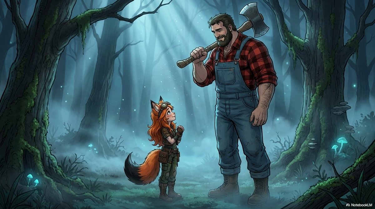 Senompatch's tweet photo. Paul Bunyan and #Fidget https://t.co/hcM4wdFrEZ