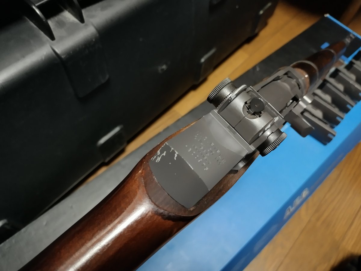 hatopopo1911's tweet photo. #ミリタリー物販 
G&amp;G M1 Garand 電動
マガジン7本 スリング付
65000円 https://t.co/Y4vX4Xd0Rx