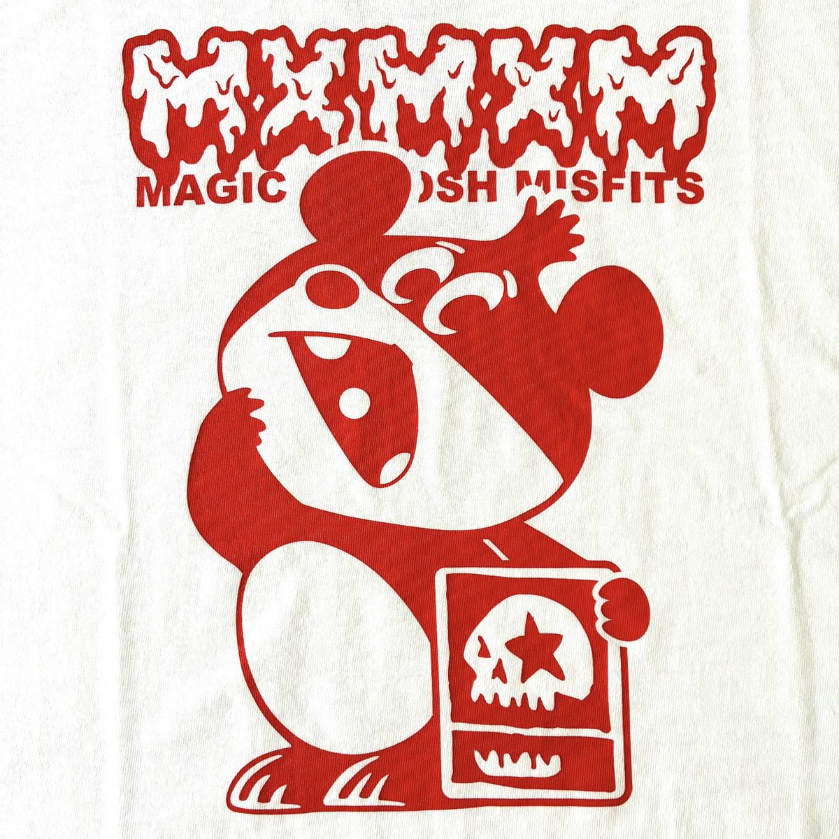 でん六✖️MxMxM】NEW ARRIVAL! “MAGICAL MOSH DENCHAN” TEE 国民的豆