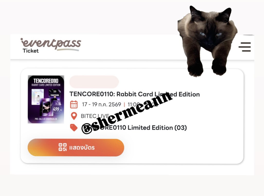 Shermeann's tweet photo. ขอเป็นหนึ่งใน 1001 ของน้องเบอร์3 ด้วยคนค่าาา 💜

#TENCORE0110iscalling
 #TENCORE0110Concert #10YearsWithTEN https://t.co/kUP90AuqCf