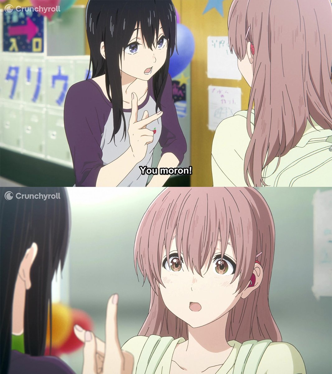 Crunchyroll's tweet photo. A teaching moment 👩‍🏫 (via A Silent Voice) https://t.co/YVV5jB1tTq