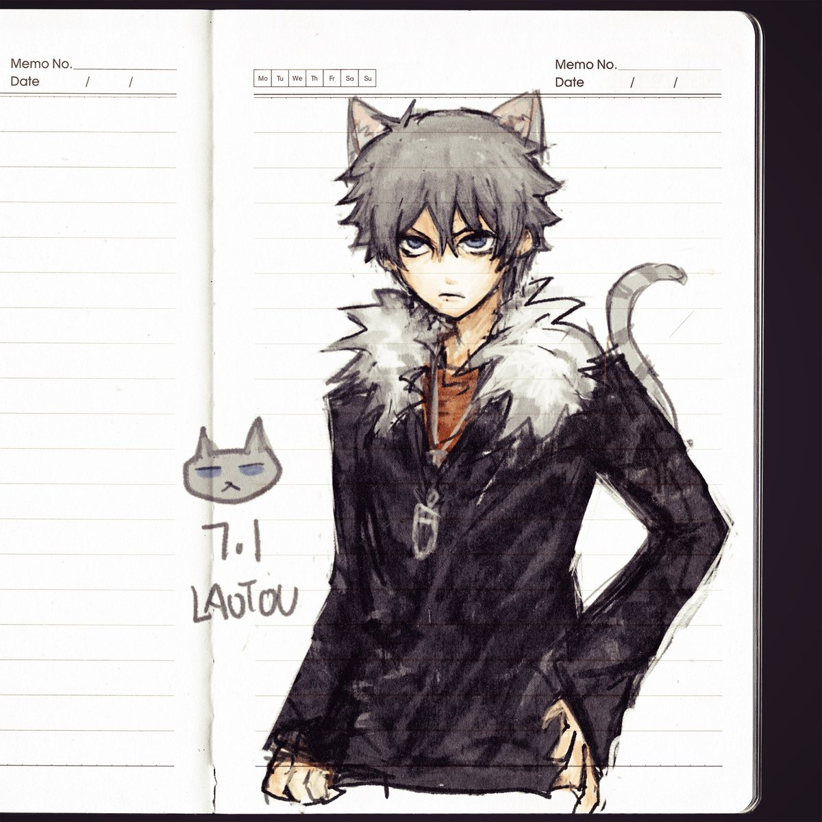 lotu1929125's tweet photo. wip 猫 #咎狗の血 https://t.co/xrbiPh5qut