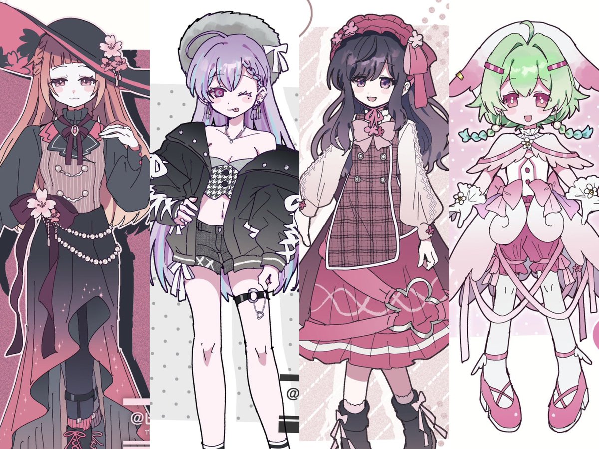 【さぷ様】ご依頼衣装 つなぐ #イラスト依頼 つなぐで受付中の衣装デザインおまかせ