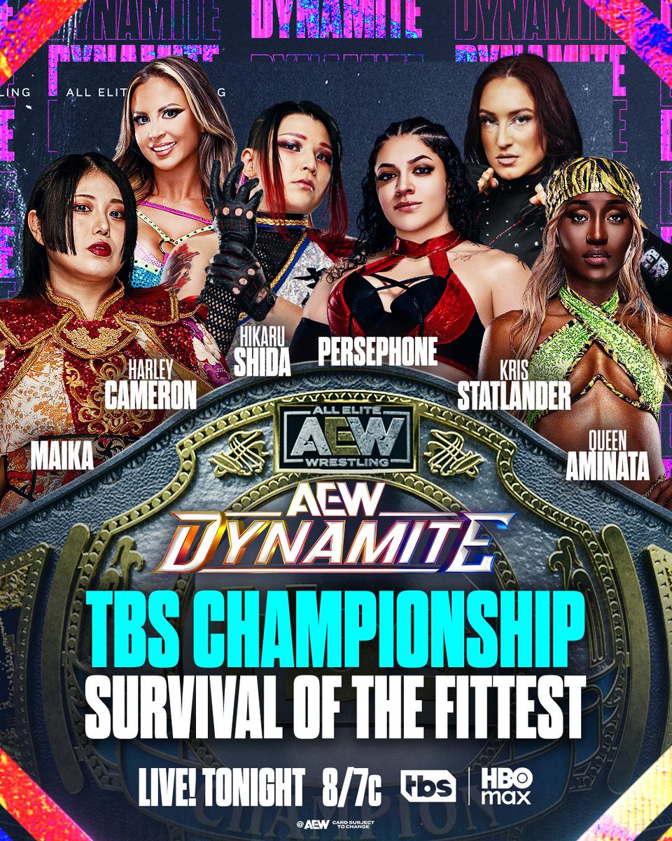 AEW's tweet photo. TONIGHT!

The AEW World Title Match @SussexCoChicken earned vs. @The_MJF will be the FIRST match on a huge Wednesday Night #AEWDynamite that also features the crowning of a new TBS Champion in a Survival of the Fittest Match!

Watch LIVE at 8/7c on @TBSNetwork &amp; @HBOMax, TONIGHT! https://t.co/d5fHEINhAS