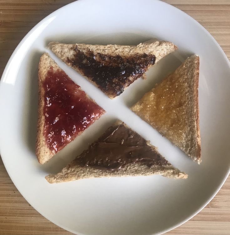 kiaallthetime's tweet photo. ohb! gc as moony toast:

jelly - kia
pb - livy
nutella - evie
crust - thays
bread - iyla
butter - nadia https://t.co/QMqhYXCMCs