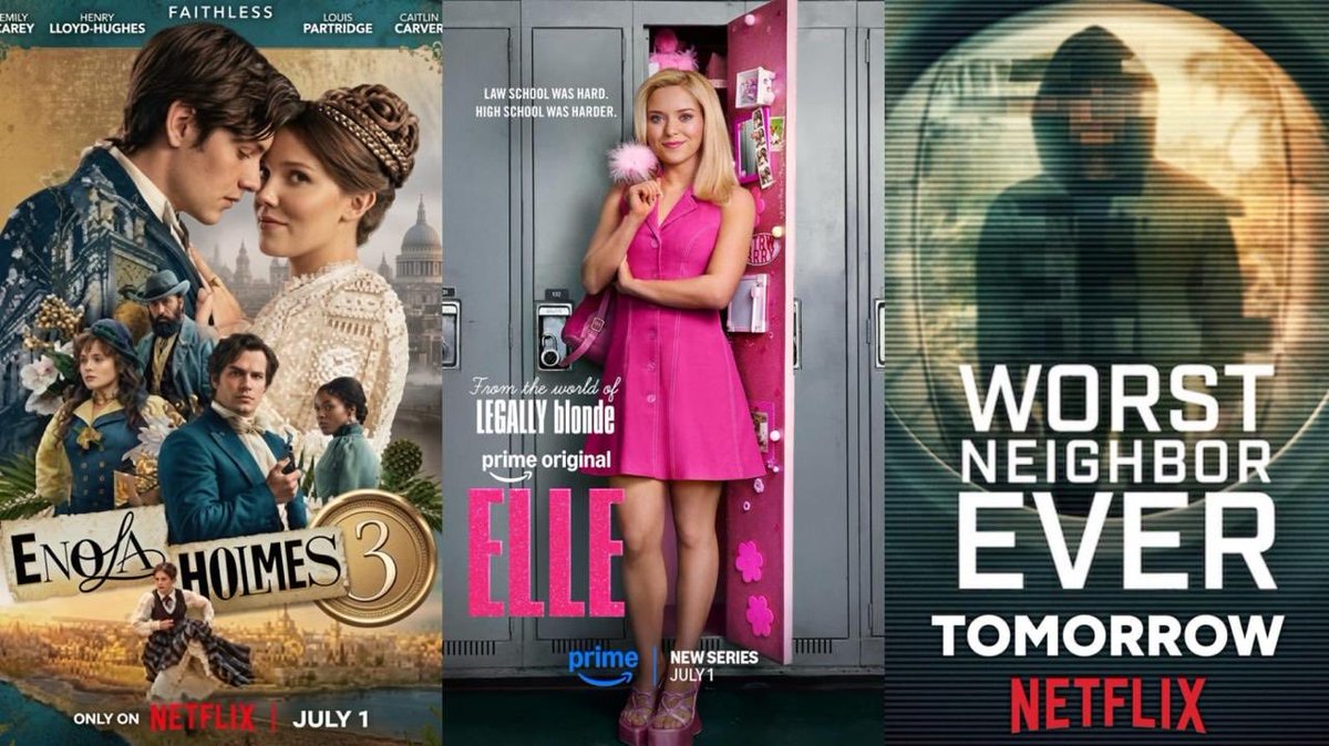 TamilDelight's tweet photo. Streaming Today 12:30 PM
#EnolaHolmes 3 - Netflix
#Elle - #Prime
#WorstNeighbourEver - #Netflix https://t.co/I4hUibIrHw