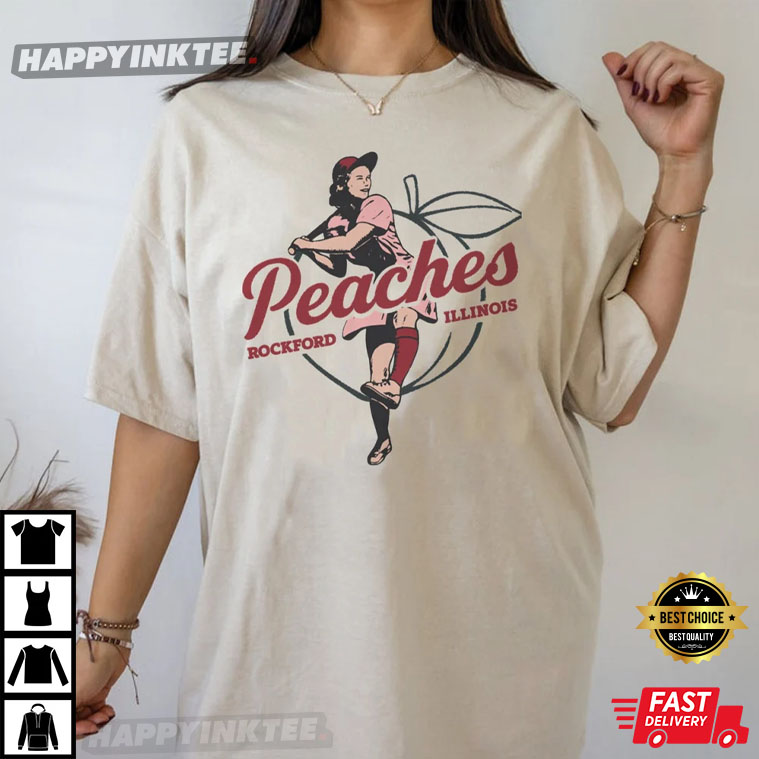 happyinktee's tweet photo. ⚾🍑 There's No Crying in Baseball!

Rock the rockford peaches shirt and celebrate a legendary team with vintage charm. 💖🔥

👉 Grab yours today!

#RockfordPeaches #BaseballFans #Happyinktee https://t.co/4OI5tUr6XJ