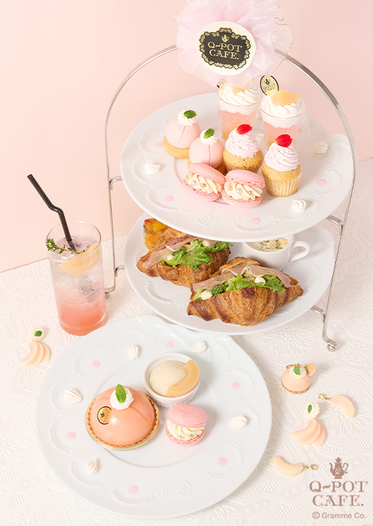 期間限定「桃」メニュー 全店でスタートしました！ 桃のフォルムが