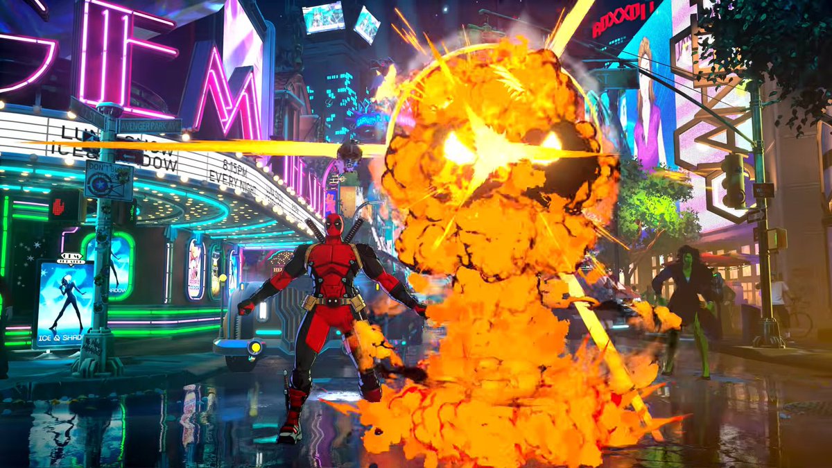 thethiny's tweet photo. Man this makes me so happy 😂 Deadpool (factually the best Marvel character) uses Mortal Kombat as his moveset 😂😂

Image credit is in the quoted thread https://t.co/Ce70v8GJ4V