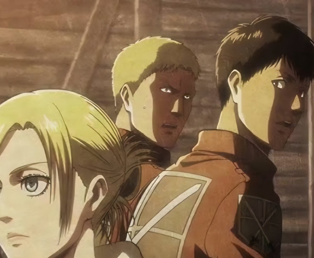 notthecolossal's tweet photo. Reiner: 😏😏😏 when this is all over... I'm marrying ✨️ Historia ✨️ for sure.. she's the most beautiful girl I've ever met ... the kindest ... sometimes it feels like she's a goddess .. my one ray of hope in th—

Me: I hope annies okay she hasnt talked to us in weeks

Reiner: https://t.co/i7zmrzcqIZ