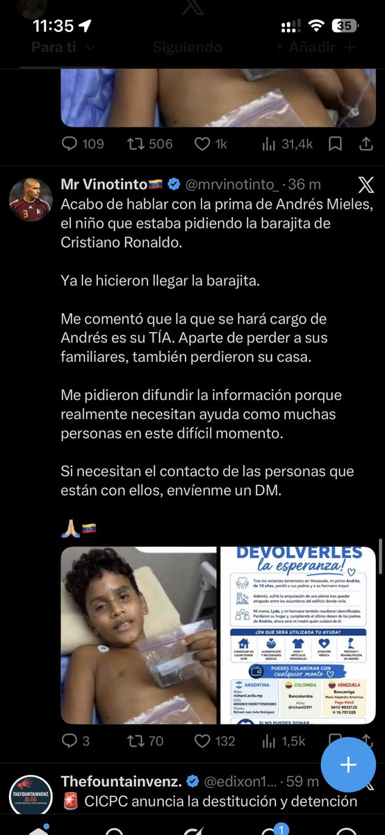 Jonytorius's tweet photo. @JuanKassabjiT Acabo de ver esto llegan al post de @mrvinotinto_  👏🏽❤️ https://t.co/1SMFdVPC2i