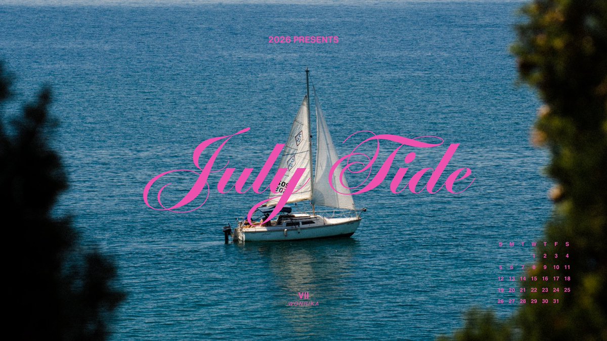 wonrika's tweet photo. hello 🛥️⋆.˚ july 2026 wallpapers
           ⤷  FREE desktop, iPad, iPhone
           ⟶ more ; gdrive (hd) below ￬
           ⟶ for personal use only. https://t.co/ryenlZjkhY