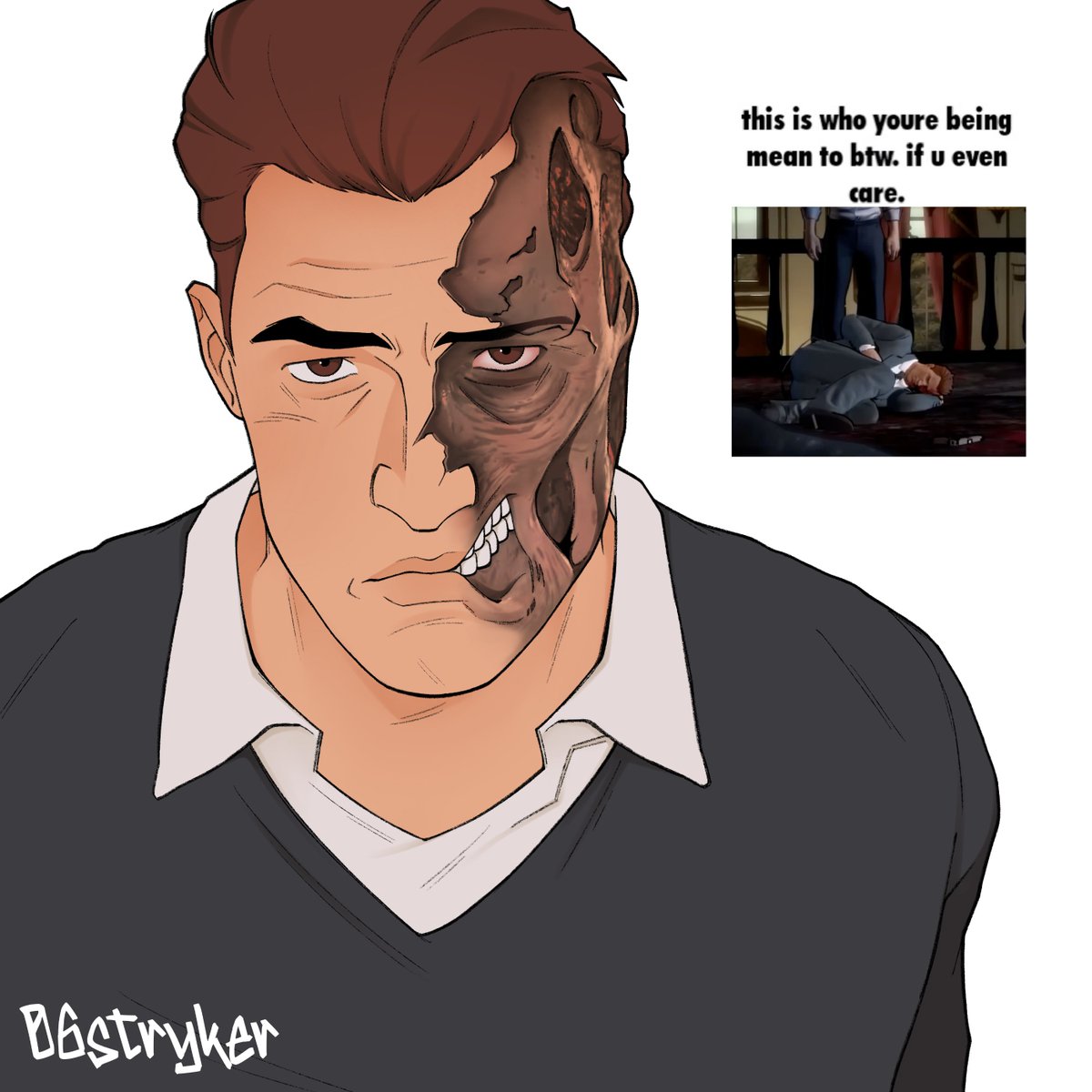06STRYKERR's tweet photo. jettro’s telltale batman gameplay made me love two-face for some reason
[ #twoface #harveydent #dctwt ] https://t.co/jXyg1PJOOA