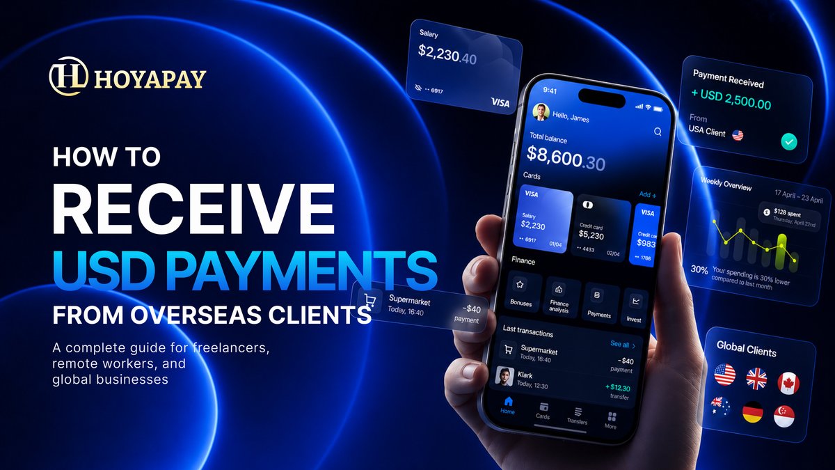 Hoyapay_easy's tweet photo. Get paid in USD, reduce transfer fees, and manage your global income smarter with a HOYAPAY USD Account—built for freelancers, remote workers, and global businesses.
#HOYAPAY #FreelancerLife #RemoteWork #DigitalNomad #GetPaidGlobally

Full:https://t.co/FmNlOPF9S6 https://t.co/YM1BGHJfe5