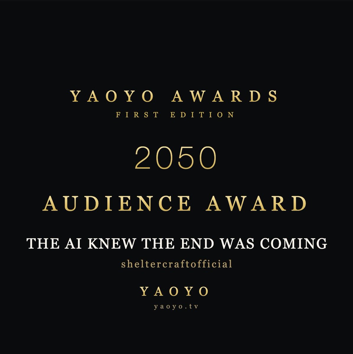 YAOYOtv's tweet photo. 🏆YAOYO AWARDS🏆
#ai #aicinema #AIFilm 
https://t.co/I21EzyF0Ik https://t.co/Ew7mUEEfNl