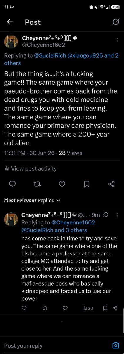 Cheyenne1602's tweet photo. Yes because this is an appropriate response to what I said and I'm still supposed to believe that wasn't CN fans like this that took Valko from us, all because they had to throw a fit and take it out on him #BringValkoBack #BringBackValko https://t.co/78jWLVGycm