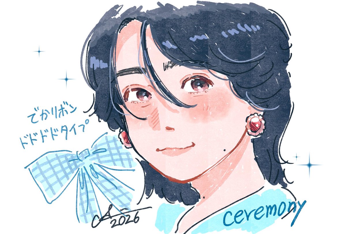 2026年自分が選ぶ今年上半期の4枚 全然描けてない、、 絵によって