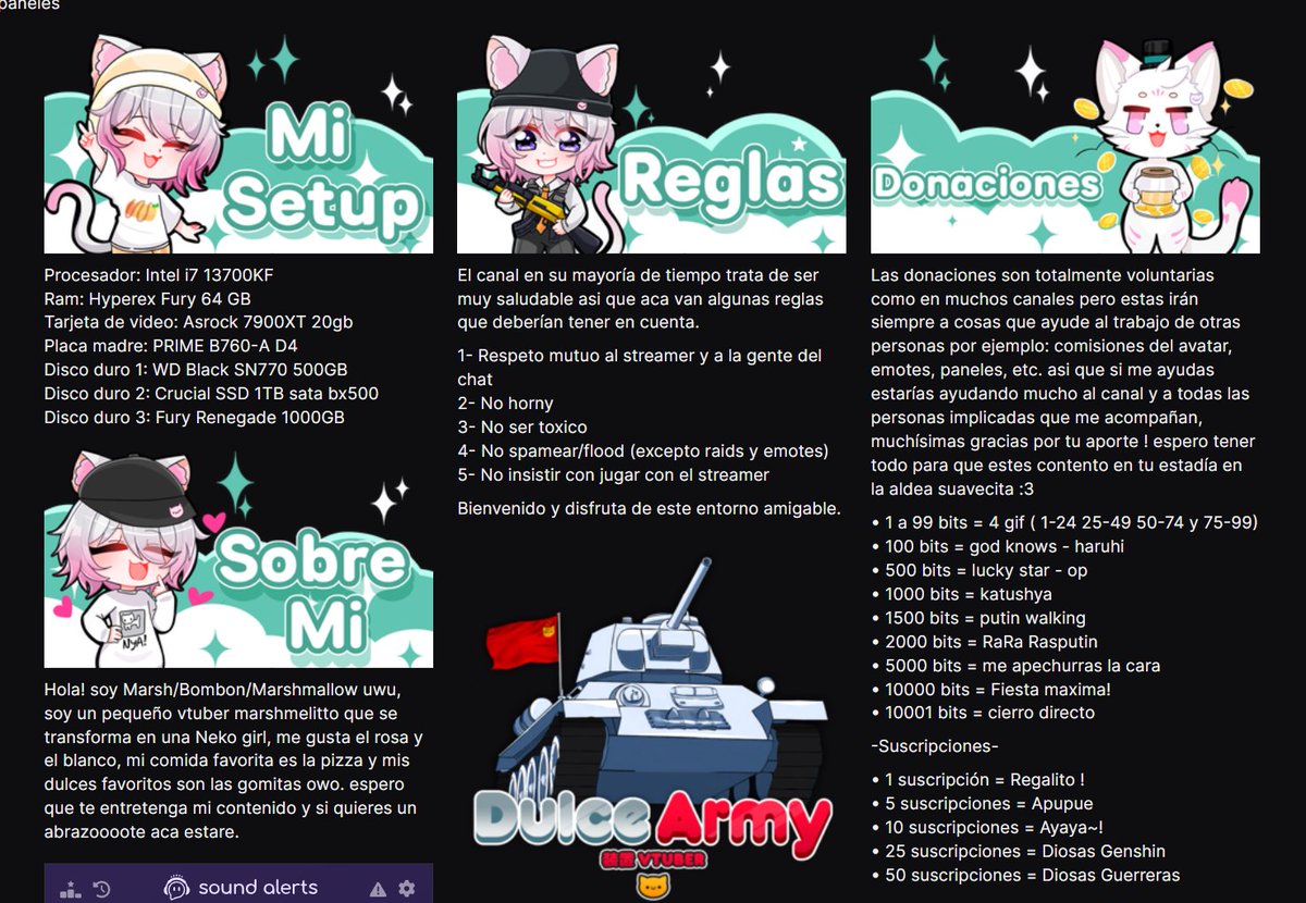 MarshmallowVT's tweet photo. paneles nuevos hechos por @Silverthree_ :3 https://t.co/QLyqeDHqLH