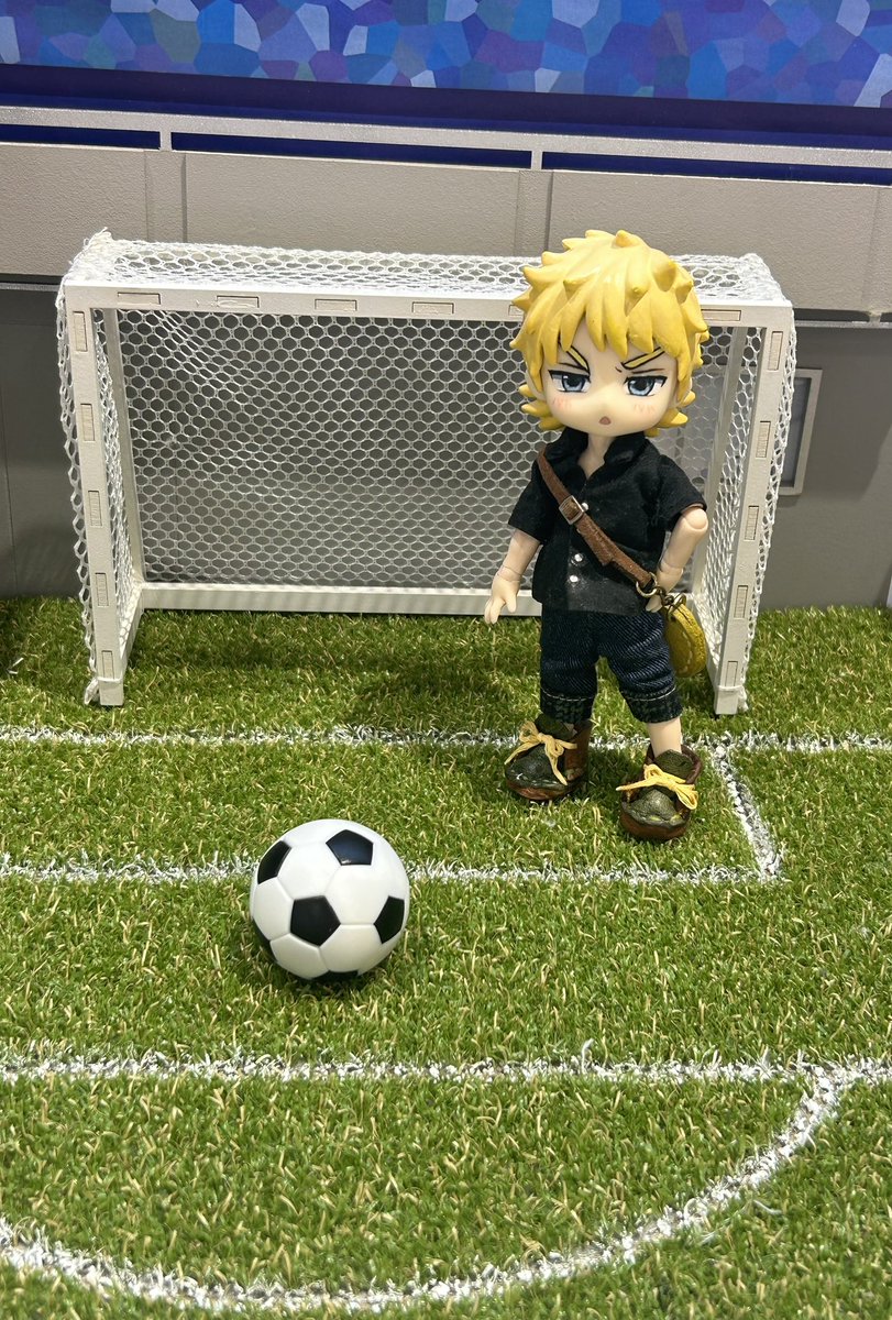 mn1ace's tweet photo. 🦁👑「ボールをとめてみろって？そんなのよゆーだし！」 https://t.co/Ay4zIFWeUO