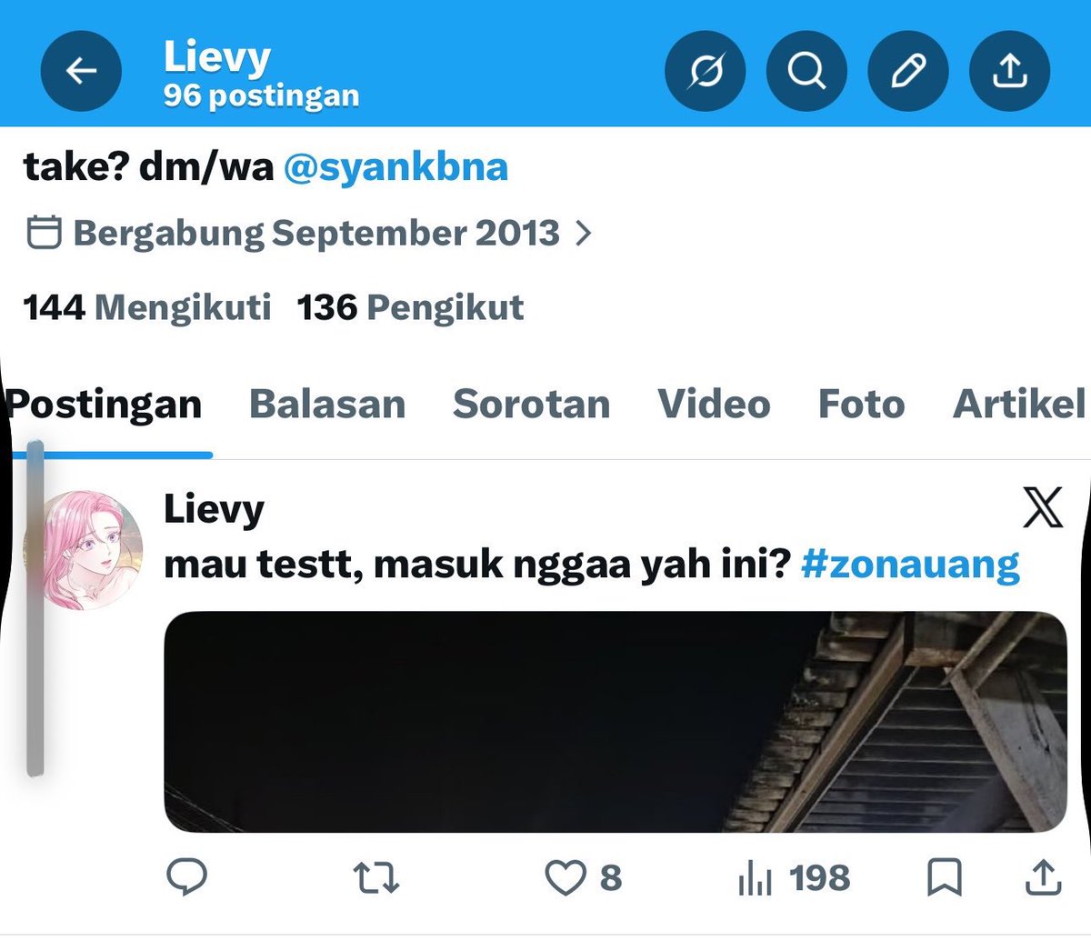 syankbna's tweet photo. WTS acc akun f100+ y13 x twt twitter receh inact campur ba

- 𑣲 masuk mt ht with pict bisa di test ulang
- 𑣲 vmail dom gimell
- 𑣲 no selective
- 𑣲 💸 40k/each

FSP WA dibioo
t. WTS WTB jual account masuk mtht hastag #zonauang #wts https://t.co/Hmx80OXkzw