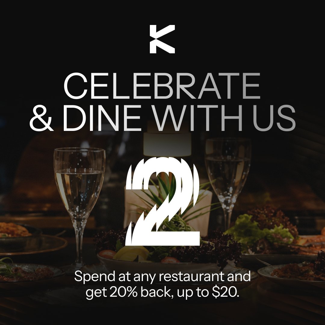 KASTxyz's tweet photo. To celebrate, have a meal on us. https://t.co/vZ8C6JhbFV