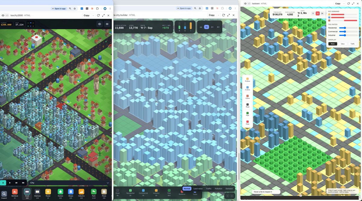 mekpro's tweet photo. Sim City
Fable5  vs Opus 4.8 vs Sonnet 5 https://t.co/bZLJv9Kvo3