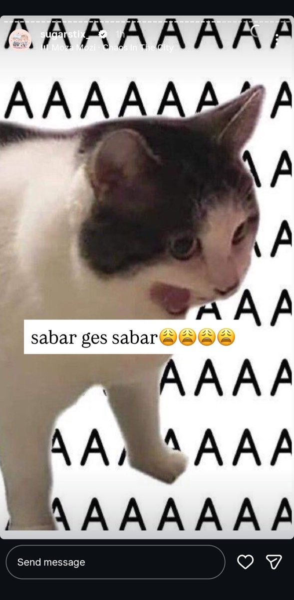diminosaur's tweet photo. Lucu banget liat story-storynya Sugartix 😂😂 https://t.co/HARWa5uxzE