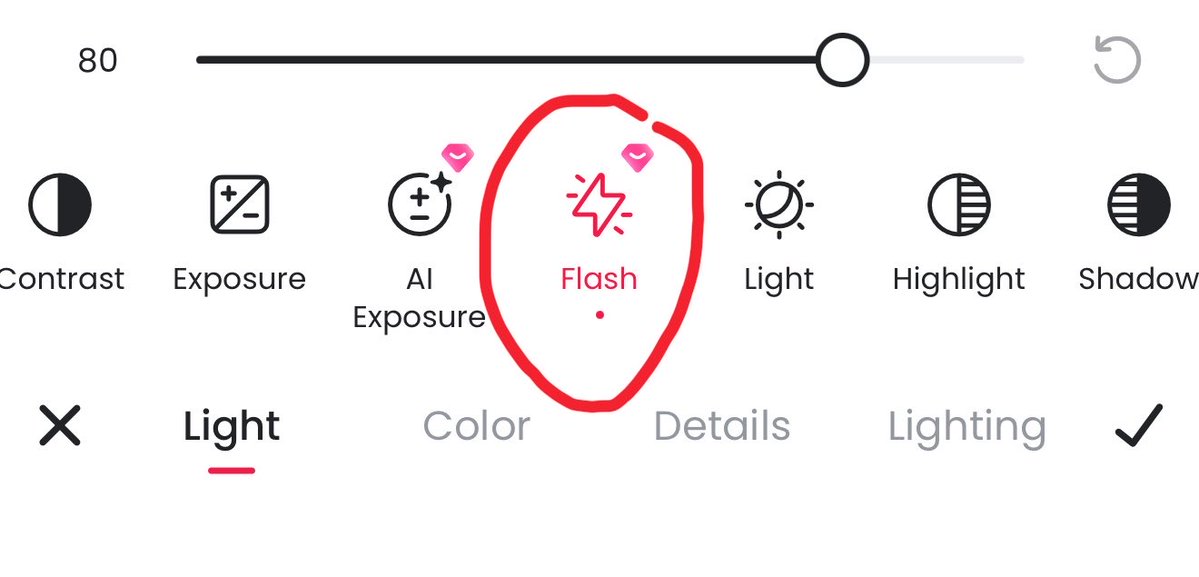 hwansahies's tweet photo. untuk editnya aku pakai aplikasi namanya meitu yah, untuk shadownya bisa kalian klik adjust > flash tp untuk fitur flash ini free nya cuma 5x selebihnya harus premium huhu kalian adjust sendiri aja disini untuk shadownyaa mau gimana https://t.co/RVPlHszecW