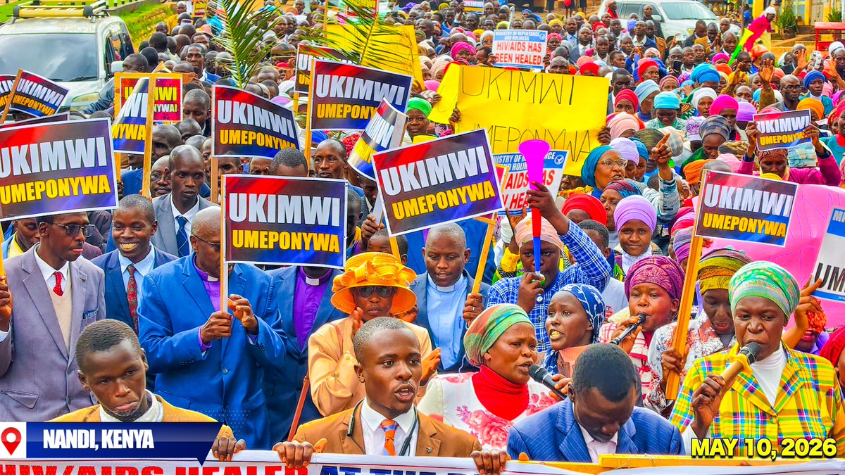 DennMwalimu's tweet photo. The day kenya stormed the streets with a song of victory
UKIMWI UMEPONYWA
#PrepareTheWay https://t.co/71RgFwLyCT