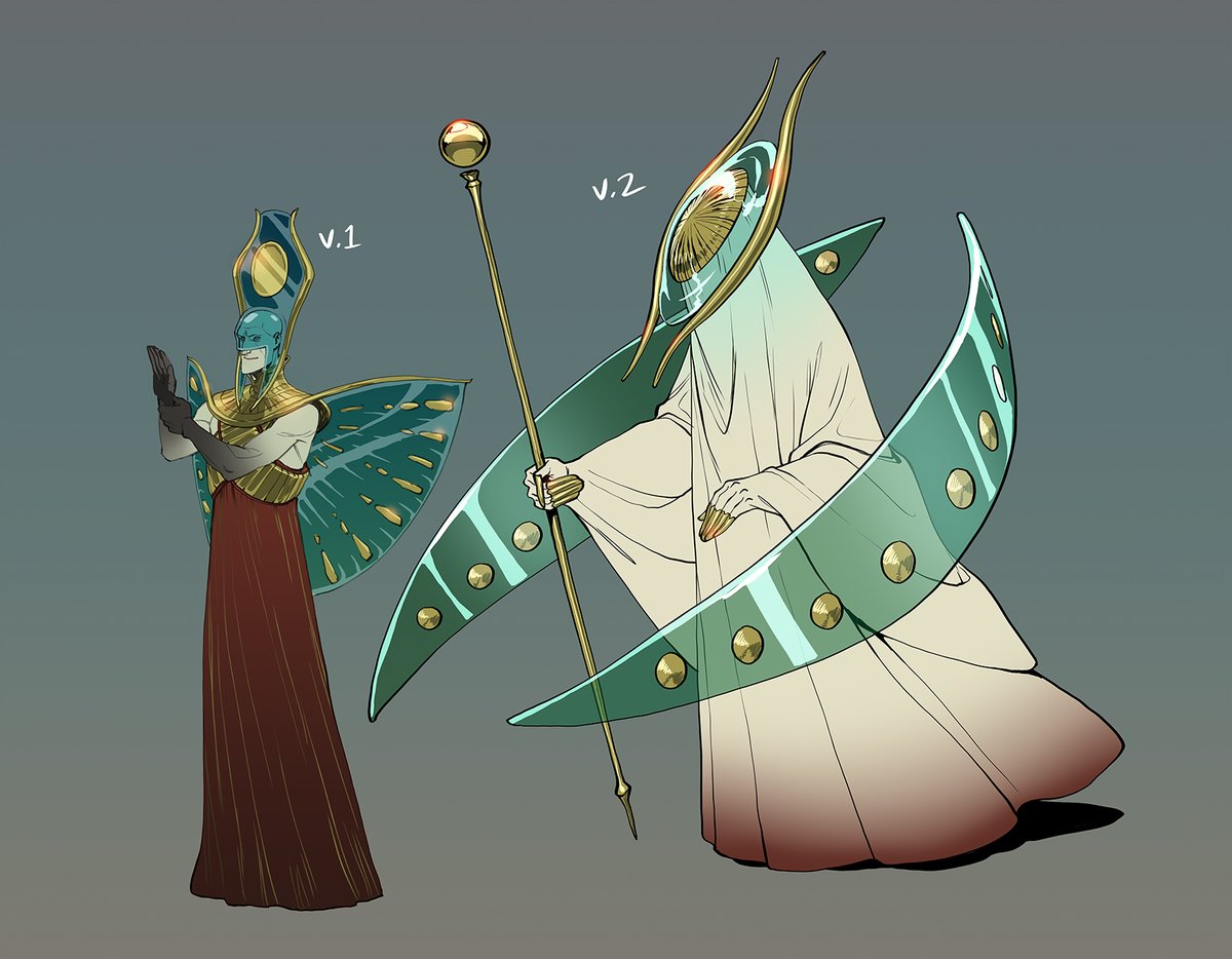 mattrhodesart's tweet photo. Redesigning some of the Watchers. https://t.co/FrBSpFn79p