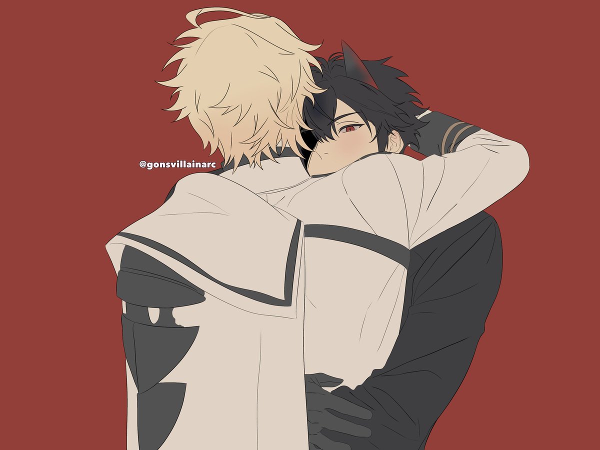 Gonsvillainarc's tweet photo. Careful ~

#ミカ優 #owarinoseraph #mikayuu #yuumika https://t.co/hP2h7IwqWD