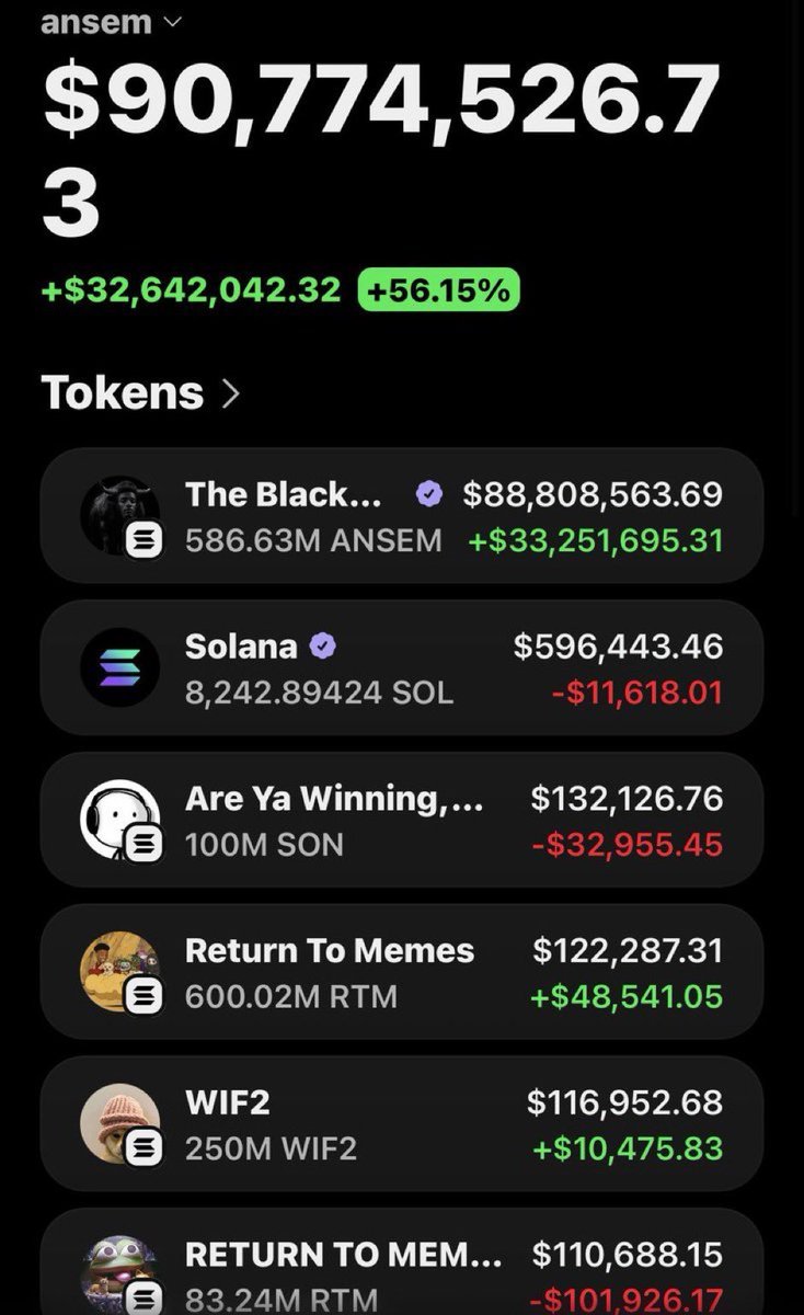 Cryptodiane's tweet photo. $ansem is $10m away from making 9 figures off 1 trade

only in memecoins

I gave you at very low market cap

I will give you another tomorrow 

7pm utc https://t.co/tNOscoXkXB