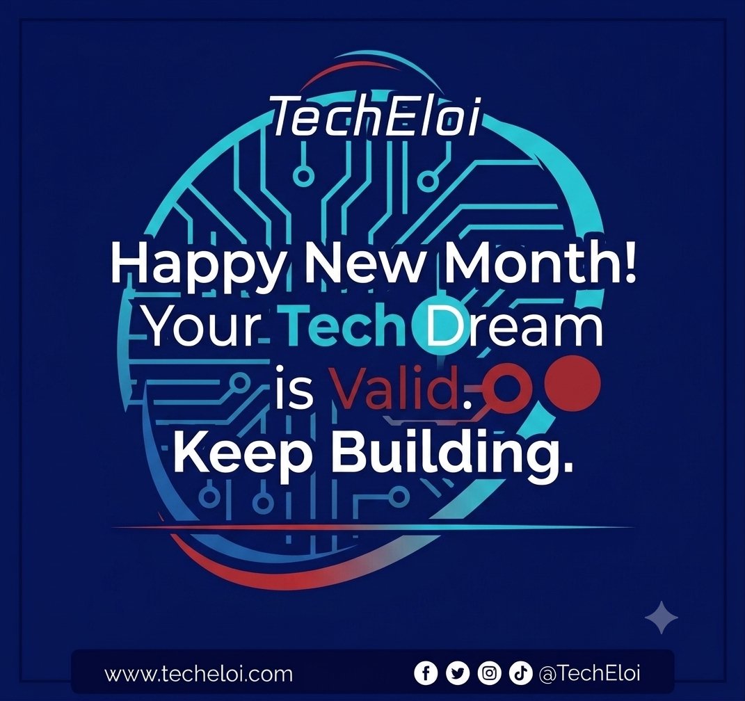 TechEloi's tweet photo. Happy New Month https://t.co/12BXItNZC5