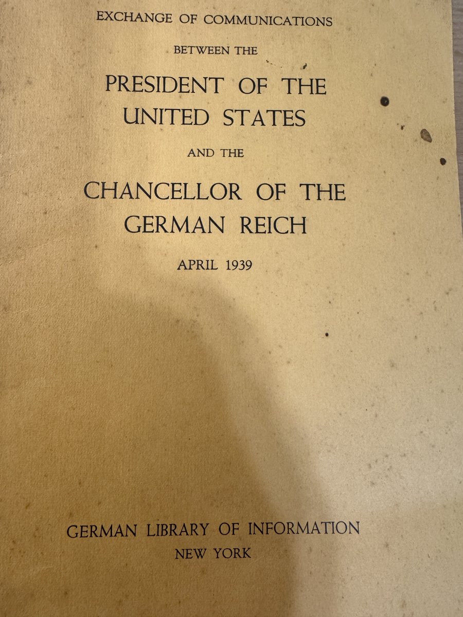 bill_herring's tweet photo. At this time of international uncertainty, perhaps a look back might be interesting, if not educational. And what a leap from that document to X and more...#History #InternationalAffairs #War #SocialMedia https://t.co/78nbLMawWE