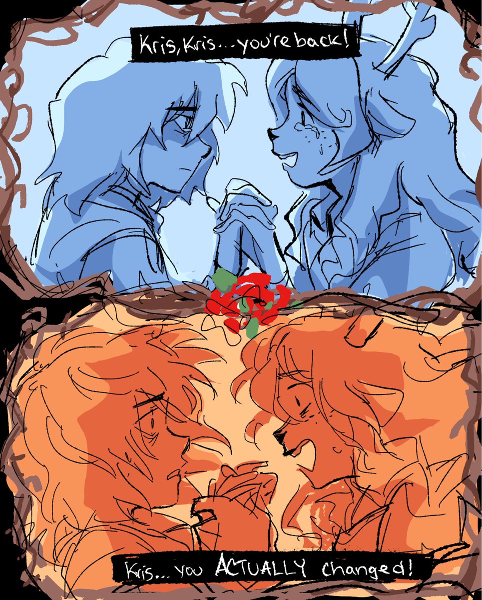 clambuoyance's tweet photo. Wip #deltarunespoilers #deltarune https://t.co/cdBqAeNsIW