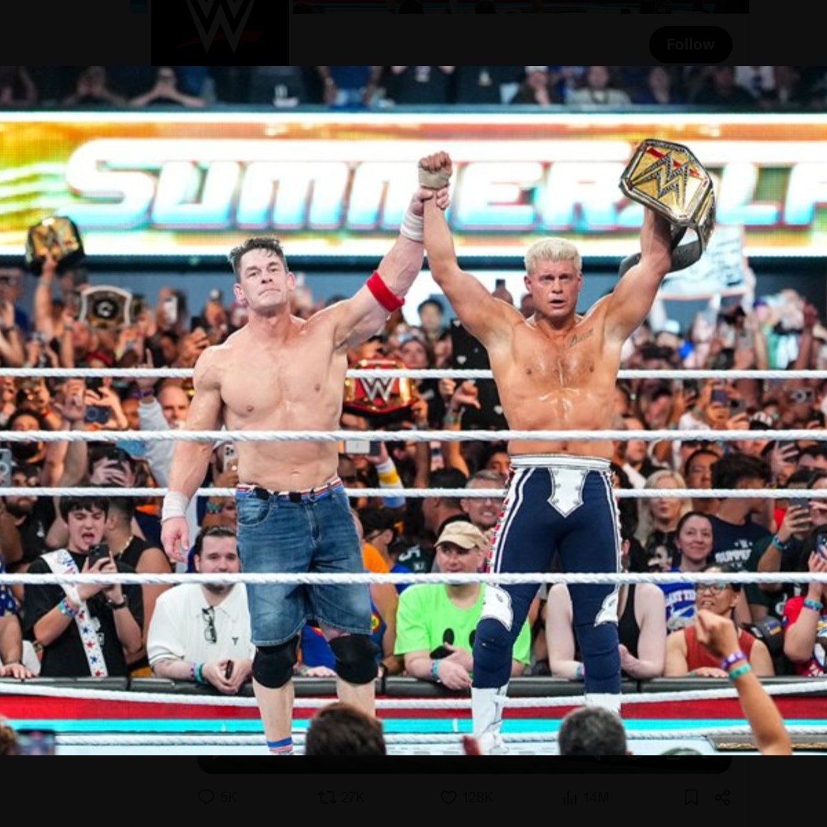 Balkewwe's tweet photo. @IconicChriss Cody should have never lost it https://t.co/mxgM4zjk2p