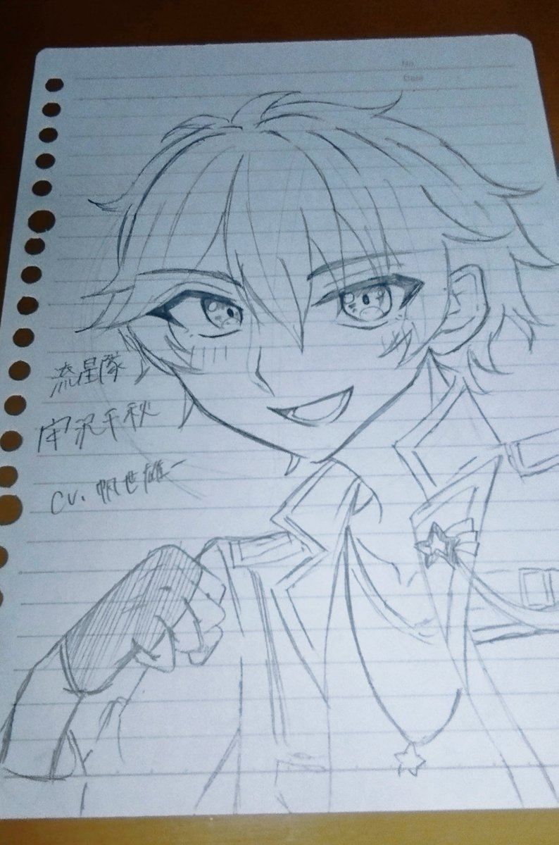 Ria07200220's tweet photo. 最近描いたあんスタキャラのイラスト✨
#あんスタ #あんさんぶるスターズ
#あんスタイラスト #流星隊
#ALKALOID #CrazyB
#イラスト https://t.co/PpyUhXUxoH