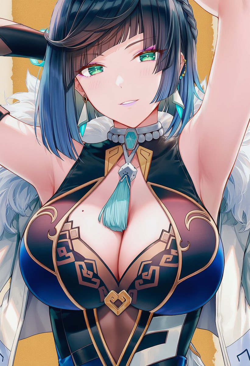 Vlvieen's tweet photo. Yelan 夜蘭  
SFW イラスト https://t.co/vnC7fqxsG4