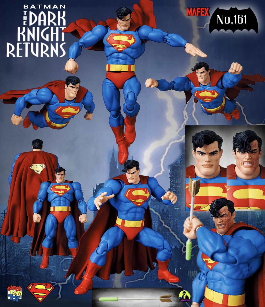 MAFEX Superman アメコミ 161 dark knight returns