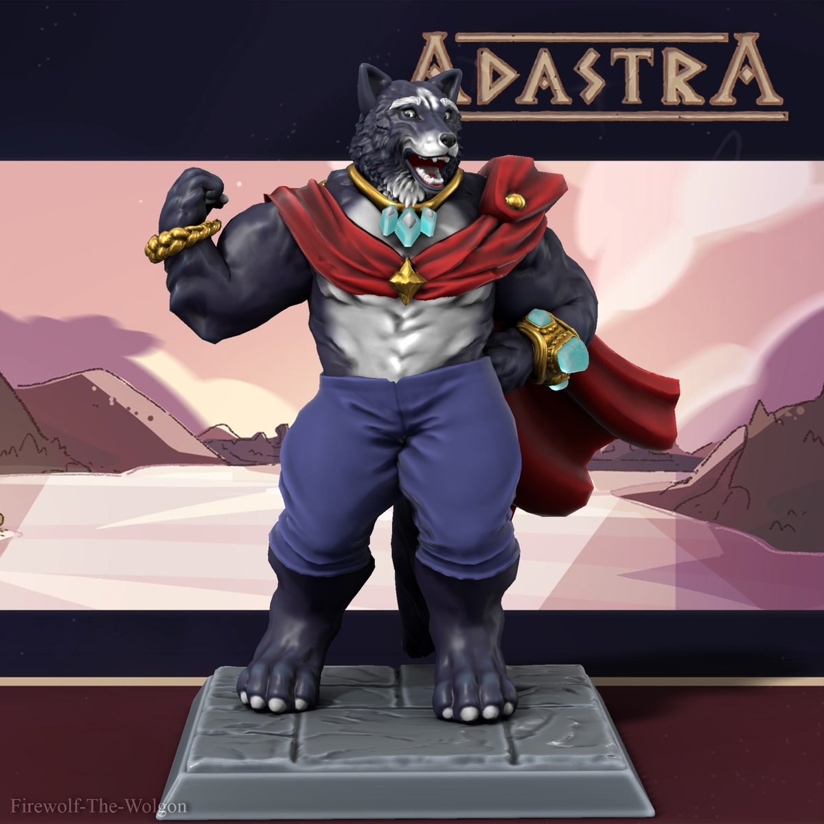 SamCrav37604917's tweet photo. For Pride Month, I thought I would test my Hero Forge skills on Amicus from Adastra. https://t.co/FQs2jo1SS0