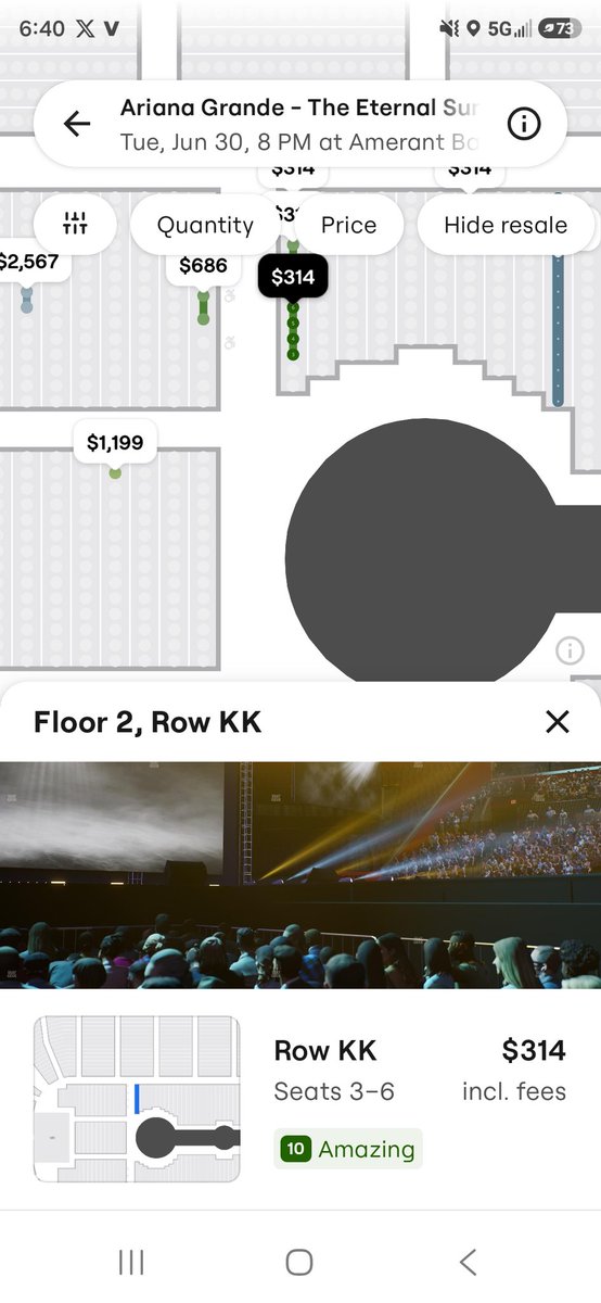 jeromeaddict's tweet photo. @spilledurguts No seriously I saw this 2 min after I entered the arena I was so mad and sad 😭 it wasn't waitlist or anything https://t.co/4q7Mb38ygw