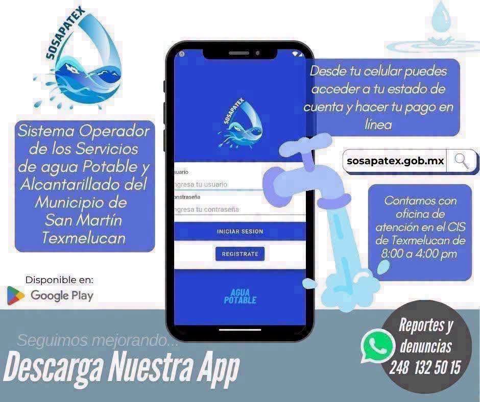valkiriaonline's tweet photo. ¡💧 #SOSAPATEX sigue mejorando para tu comodidad!
📱 Ahora desde tu celular puedes acceder a tu estado de cuenta y hacer tu pago en línea 🤝.
🌐 Descarga la app y ahorra tiempo y esfuerzo.
@laura_roldn
#ValkiriaOnLine® https://t.co/iTGuTfl4A5