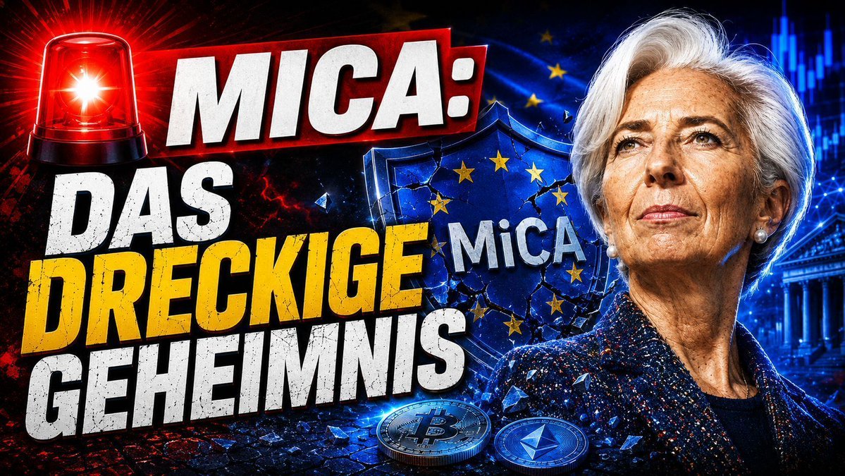 Smart_Money's tweet photo. ☠️🚨 MICA: DAS DRECKIGE GEHEIMNIS 

⚠️ GLAUBE MIR, ES WIRD HÄSSLICH! ⚠️ 🤮

❤️ Lass ein Follow da – allein schon, weil niemand über dieses Thema spricht! 🤝 

Auf dem Papier verkauft sich MiCA als Schutzschild für den kleinen Nutzer. Der eigentliche Hebel liegt woanders.

⚠️ 200 MILLIONEN - DANN ZIEHT BRÜSSEL DEN STECKER

Seit heute gilt in Europa eine Obergrenze für Dollar-Stablecoins im Zahlungsverkehr. Nicht-Euro-Token wie #USDC und Tether bekommen ein hartes Tageslimit von 200 Millionen Euro Umsatz. Ist die Schwelle erreicht, greift Brüssel ein und der Token wird im Zahlungsverkehr gestoppt.

Darunter läuft ein zweites Limit, direkt auf der Ebene der einzelnen Transaktionen, im Bereich einer Million Vorgänge. Heißt: Kontrolle bei Transaktion im Breich einer Million.

Beide Grenzen zusammen erledigen einen Dollar-Stablecoin als großes Zahlungsmittel für den europäischen Alltag. Zum Spekulieren darf er bleiben, als echtes Geld für Handel und Zahlungen schiebt EUropa einen Riegel vor.

Und genau hier liegt der Punkt, den der Schutz-Anstrich zudeckt: das ist in Wahrheit Geldpolitik. Kein Dollar-Token darf den europäischen Zahlungsverkehr dominieren, egal wie sicher er für den einzelnen Nutzer ist. Circle "gewinnt" Europa nur so lange, wie $USDC klein genug bleibt, um die EZB nicht zu stören. Wächst es über die Schwelle, greift der Deckel.

⚠️ BRÜSSELS EIGENER EURO-COIN IST GESCHEITERT

Ginge es wirklich um Schutz, hätte Brüssel eine naheliegende Antwort in der Hand: einen starken europäischen Euro-Stablecoin, der die Dollar-Token ersetzt.

Den gibt es sogar. Er heißt $EURC, ist Circles offizieller MiCA-Euro-Coin, und er kommt auf rund 382 Millionen Euro. Das ist ein Bruchteil von einem Prozent des gesamten Stablecoin-Marktes.

An dieser Zahl fällt das Schutz-Narrativ auseinander. Es gibt ein Gesetz, einen Stempel und faktischen Zwang, während der eigene Euro-Coin ein Gespenst bleibt. Ein Deckel, der die Dollar-Token bremst, ohne eine echte Alternative aufzubauen, hat mit Schutz nichts zu tun und alles mit Kontrolle.

⚠️ DEIN GELD PER KNOPFDRUCK WEG

Und dann ist da der Vorgang, der alles über die Wahl der EU verrät.

Circle hat schon einmal 12,6 Millionen USDC eingefroren. In einem einzigen Vertrag, weil EIN Einzahler geflaggt war. Alle anderen Nutzer im selben Netz saßen ohne eigenes Verschulden mit fest.

Denk das als Prinzip zu Ende. Dein Guthaben hängt dann nicht mehr allein an deinem eigenen Verhalten, sondern an der Flag-Situation völlig fremder Wallets im selben Vertrag. Ein Nutzer, den du nie gesehen hast, wird markiert, und dein Geld ist blockiert.

Genau dieses Modell zertifiziert Brüssel. Der einfrierbare Token gilt als "konform", während jeder Token, den keiner zentral abschalten kann, aus dem lizenzierten Handel fliegt. Diese Abschaltbarkeit ist der eigentliche Zweck des Regelwerks.

⚠️ WER HIER WIRKLICH DEN SCHALTER HÄLT

Zieh den Bogen einmal ganz auf, dann wird das Muster deutlich.

In den USA hat der Senat gerade mit 89 zu 10 eine digitale Zentralbankwährung bis 2030 verboten. Private Dollar-Stablecoins werden dort staatlich abgesichert und dürfen wachsen. In Europa läuft es umgekehrt: Dollar-Token werden gedeckelt, der eigene Euro-Coin bleibt bedeutungslos, und "konform" heißt vor allem abschaltbar.

Mir wird echt schlecht, wenn ich sehe wie die EU gekonnt die Leute austrickst und ausbremst! 🤮