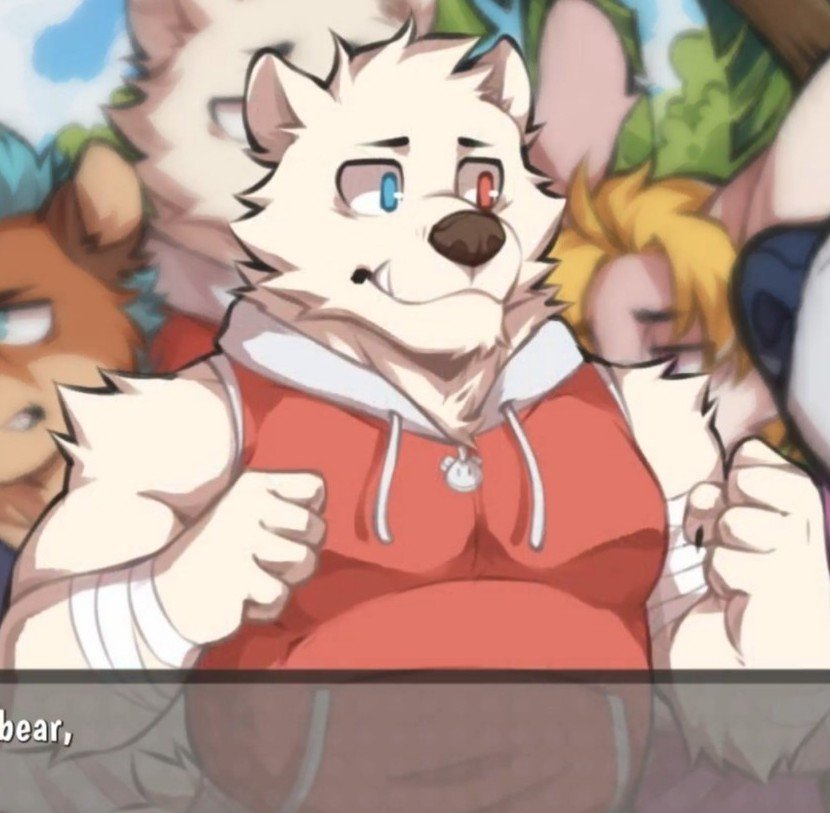 Momentary_rain's tweet photo. HI BIG BEARR https://t.co/7U68qCt54S
