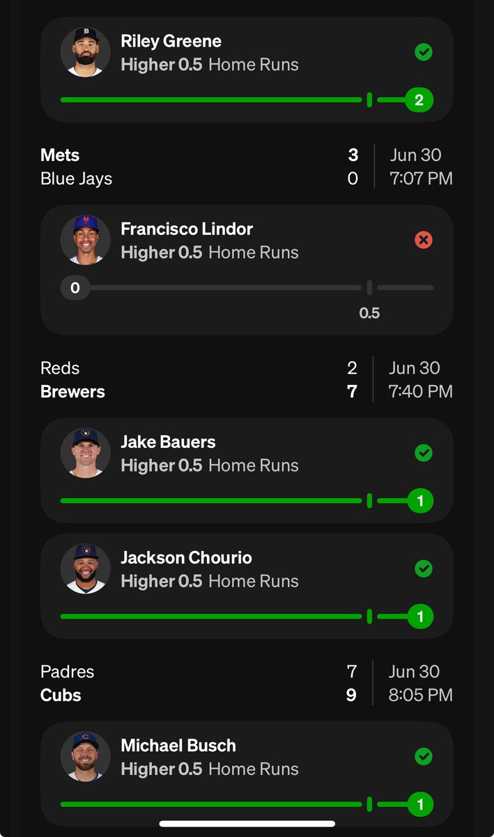 TheDogeMaster92's tweet photo. So close yet so far away. #mlb #parlay #baseball https://t.co/m0uvyxuf9c